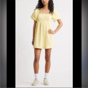 BP Puff Sleeve Minidress SZ MEDIUM NWT